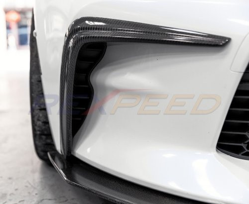 Rexpeed V4 Carbon Fiber Front Bumper Side Garnish for the GR86 2022+ — 3
