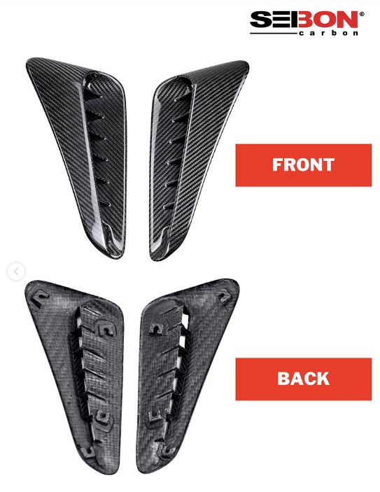 Seibon Carbon Fender Vents for the GR Corolla 2023+ — 2
