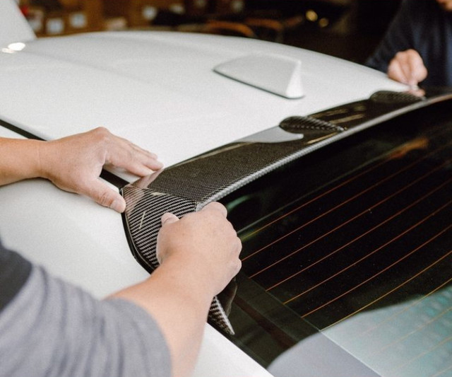 Seibon Carbon Fiber Rear Fin Spoiler for the GR86 / BRZ 2022+ — 2