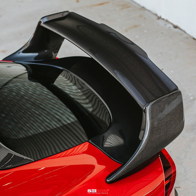 Seibon TD-Style Carbon Fiber Rear Spoiler for the GR Supra 2020+ — 2