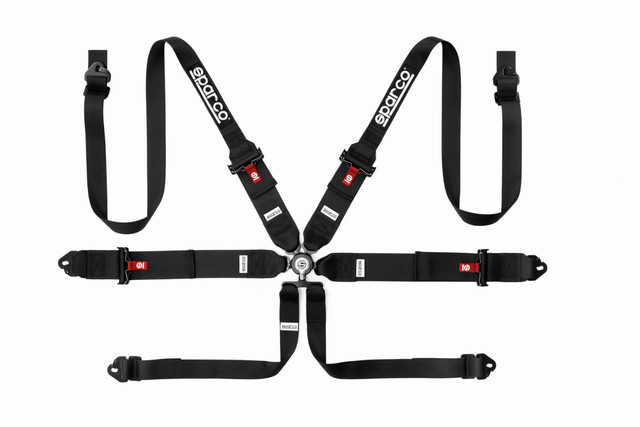 Sparco 6-Point 3"/2" Steel Racing Belts