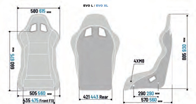 Sparco Evo XL QRT Seat — 2