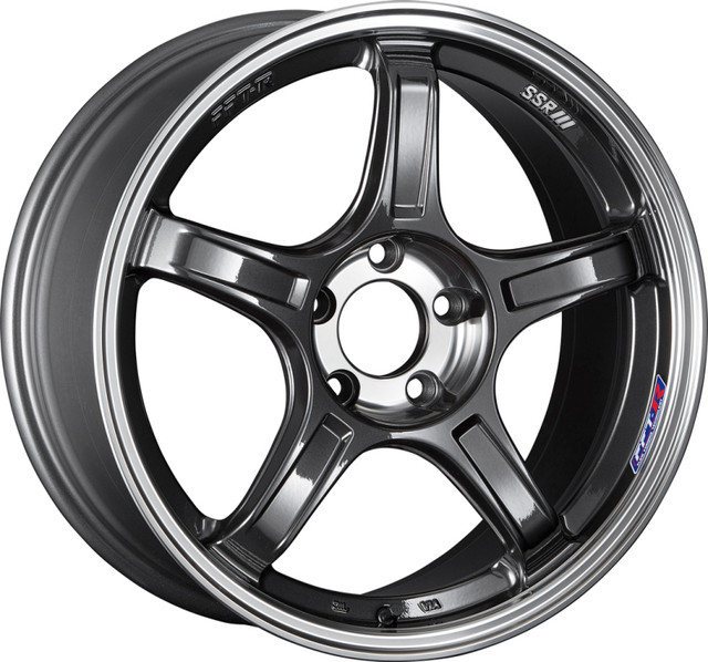 SSR GTX03 18x9.5 +38 5x114.3 Gun Metallic