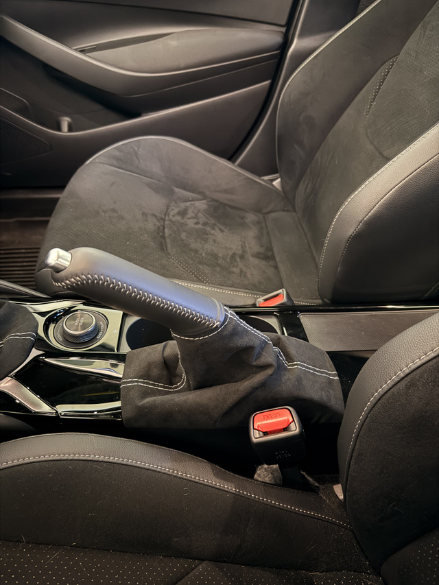 SXTH Element Alcantara Handbrake Boot for the GR Corolla 2023+