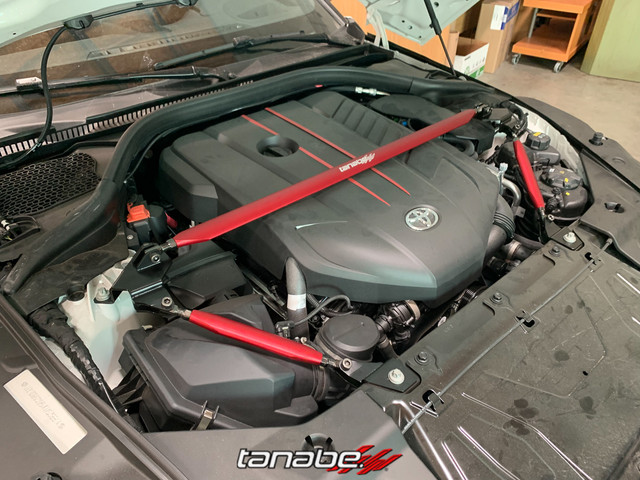Tanabe Front Strut Tower Bar for the GR Supra 2020+ — 2