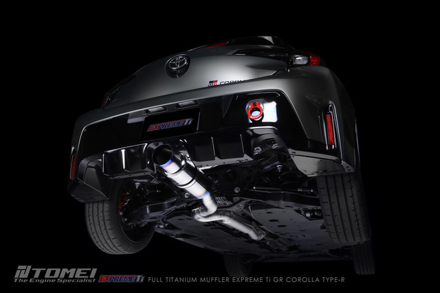 TOMEI FULL TITANIUM EXPREME Ti TYPE-R (SINGLE) For the GR Corolla 2023+ — 2