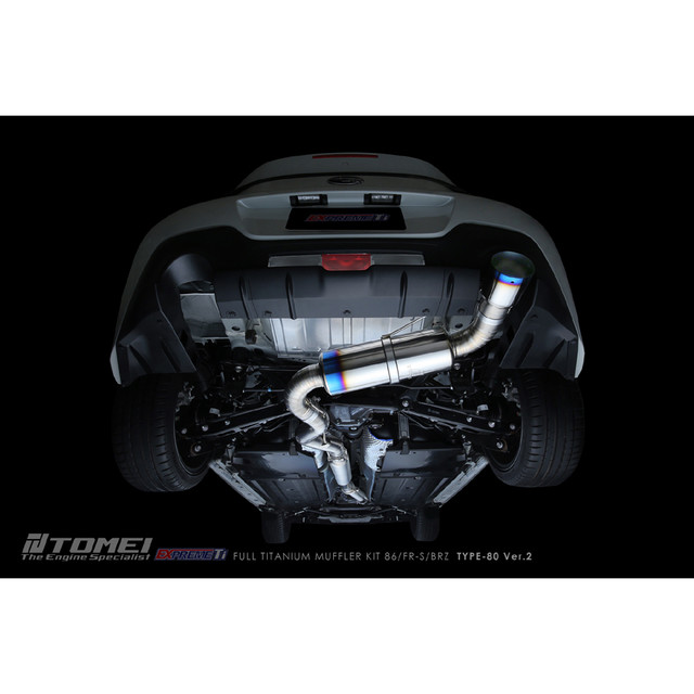 TOMEI FULL TITANIUM MUFFLER EXPREME Ti for the GR86/86/FR-S/BRZ SINGLE TYPE-80 - Ver.2 — 3