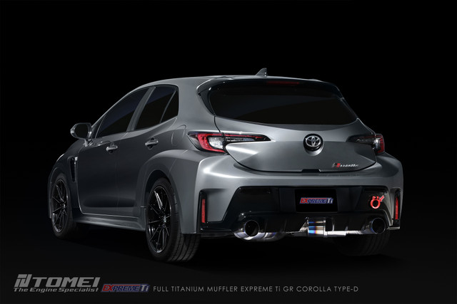 TOMEI FULL TITANIUM MUFFLER EXPREME Ti TYPE-D (DUAL) for the GR Corolla 2023+ — 2