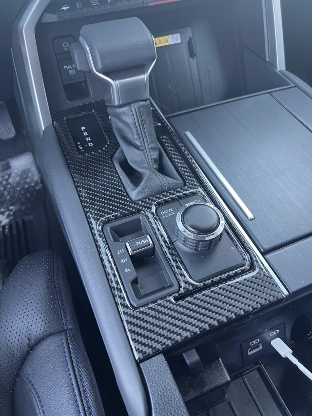 Tufskinz Center Console Overlay for the Tundra 2022-2026 — 2