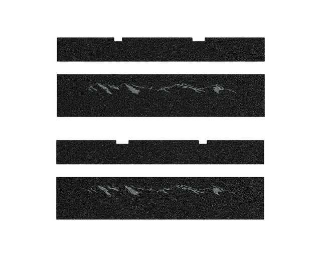 Tufskinz Door Sill Protection Overlays for the Tundra 2022-2026