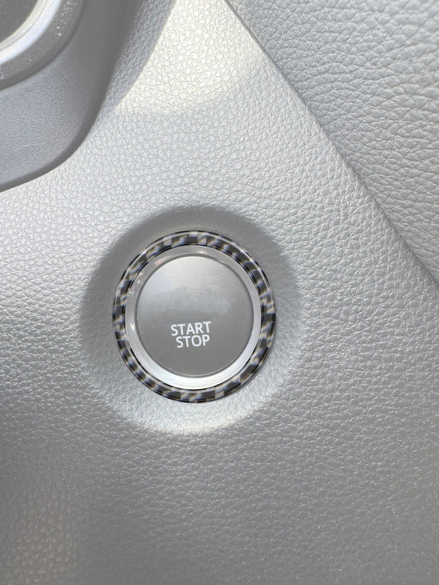 Tufskinz Push-To-Start Button Accent Trim for the GR Corolla 2023-2025