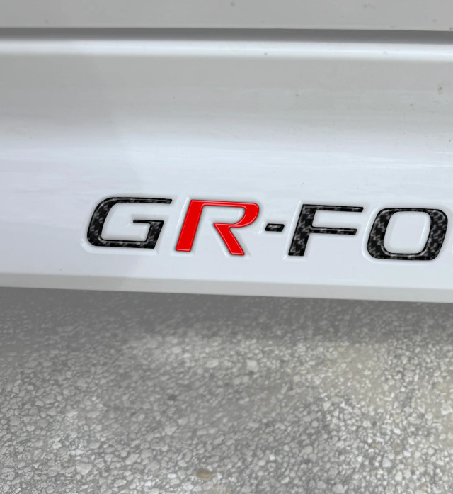 Tufskinz Rocker Panel Letter Inserts for the GR Corolla 2023-2025 — 2