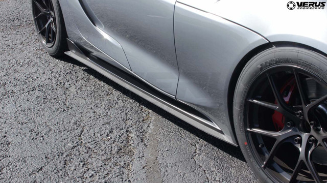 Verus Engineering Carbon Polyweave Side Splitter Kit for the GR Supar 2020+ — 3