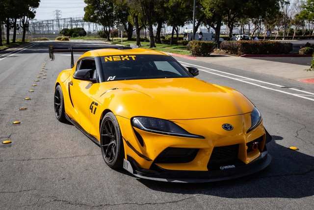 Verus Engineering Front Splitter Endplates, Standard Front Splitter for the GR Supra 2020+ — 3