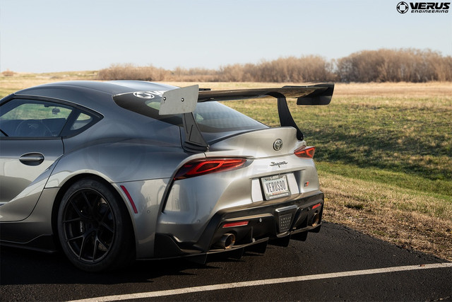 Verus Engineering Swan Neck UCW Rear Wing Kit for the GR Supra 2020+