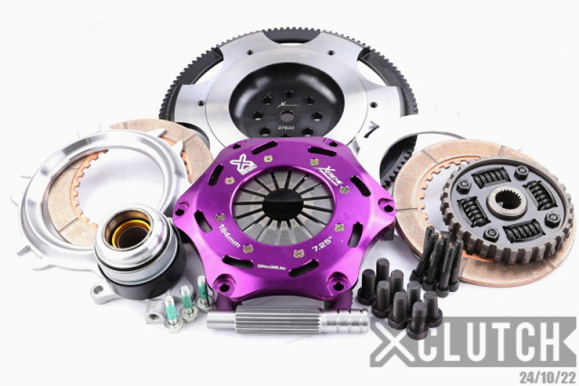 XClutch Chromoly Flywheel + HRB; 7 1/4" Twin Sprung Ceramic Discs for the GR Corolla 2023+