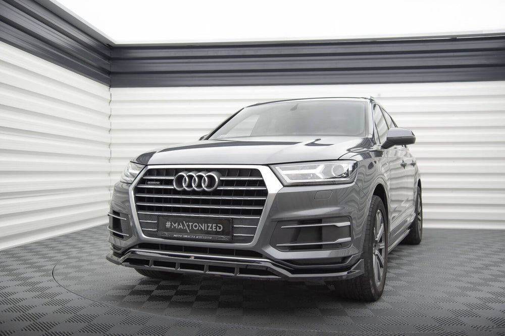 Сплиттер переднего бампера для Audi Q7 Mk2