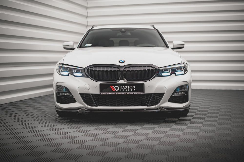 Сплиттер переднего бампера V.4 для BMW 3 G20 / G21 M-Pack — 2