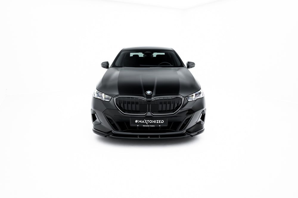 Сплиттер переднего бампера V.1 для BMW 5 / i5 M-Pack Sedan / Touring G60 / G61 — 2