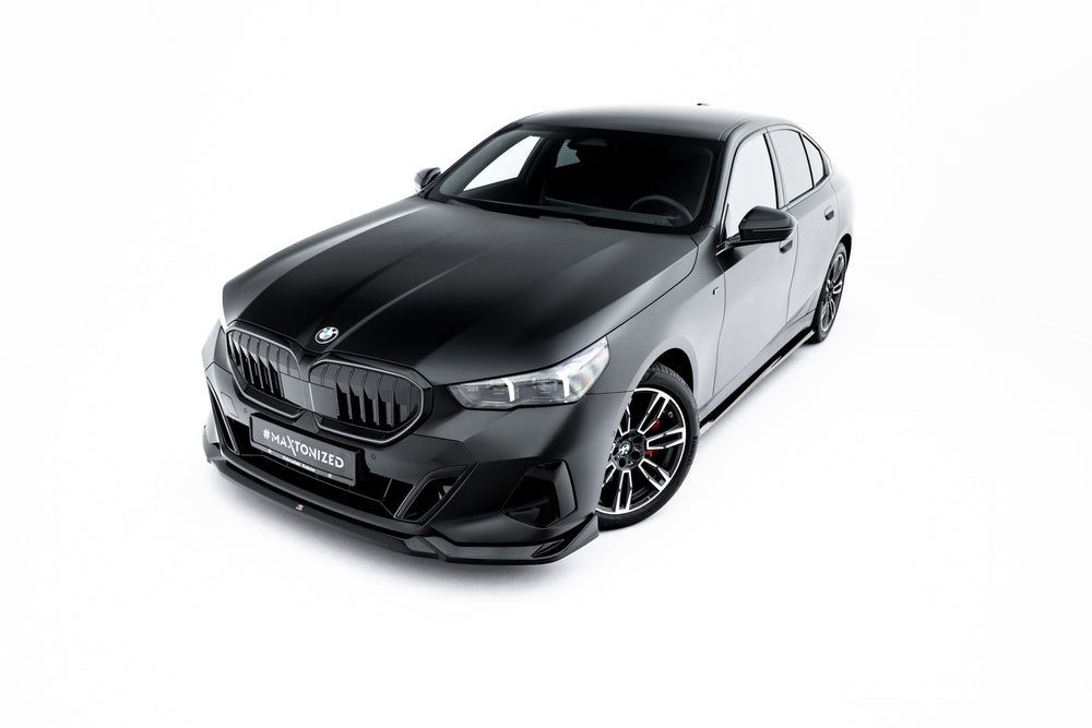 Сплиттер переднего бампера V.2 для BMW 5 / i5 M-Pack G60