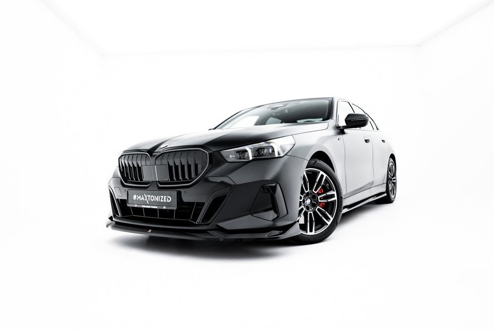 Сплиттер переднего бампера V.2 для BMW 5 / i5 M-Pack G60 — 3