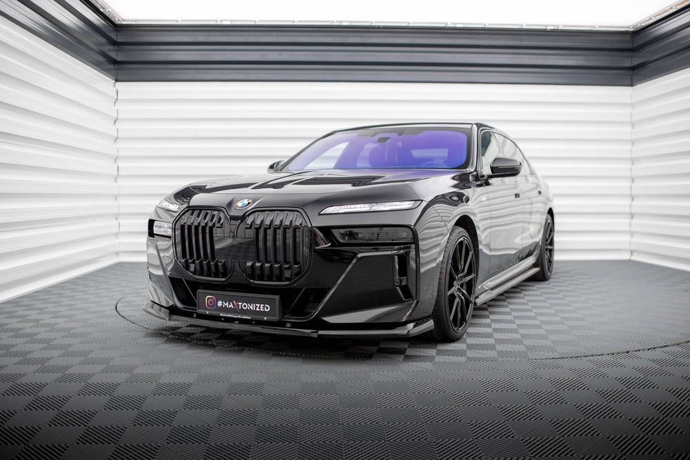 Сплиттер переднего бампера V.1 для BMW 7 M-Pack / M760e / i7 M-Pack G70