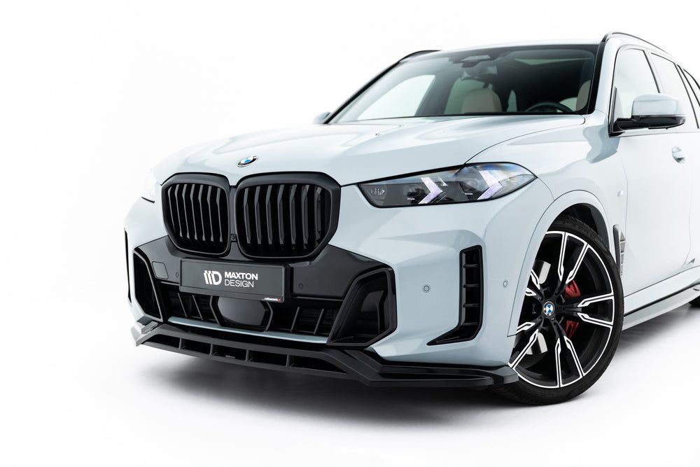 Сплиттер переднего бампера V.1 для BMW X5 M-Pack G05 рестайлинг