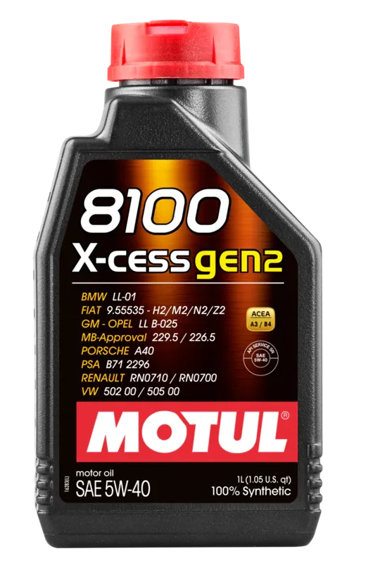 MOTUL 8100 X-CESS GEN2 5W-40