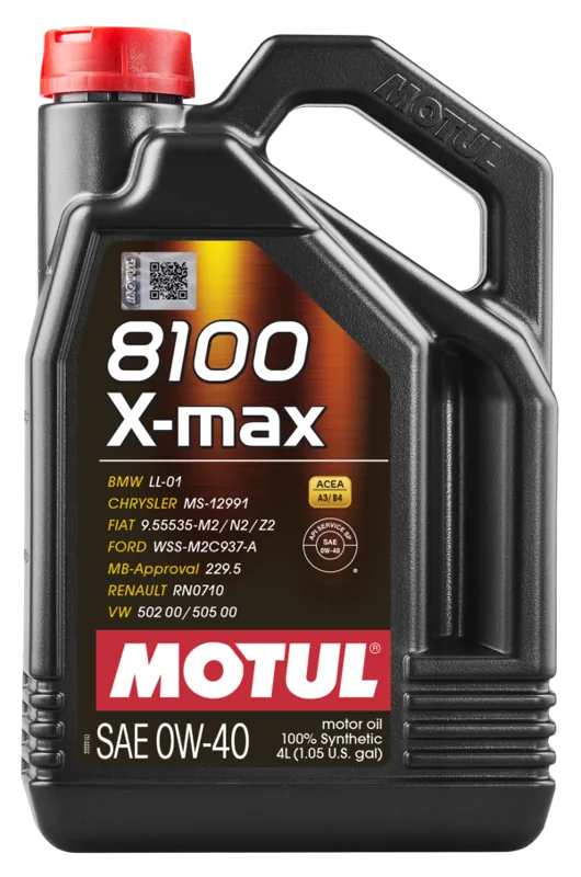 MOTUL 8100 X-MAX 0W-40 — 2